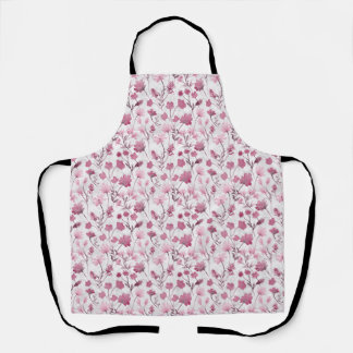 Joyful Flora Apron - Rose