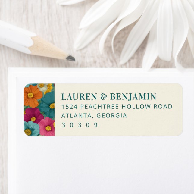Joyful Floral Stylized Blooms (Insitu)