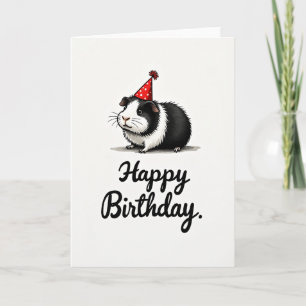 Joyful Fluffy Birthday Card