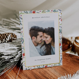 Joyful Foliage Christmas Photo