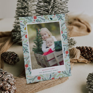 Joyful Foliage   Photo Holiday Card