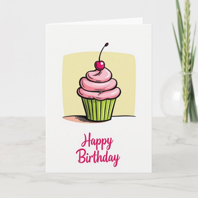 Joyful Frosted Treat Card (Front)