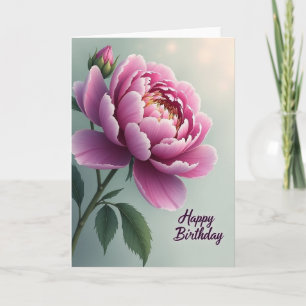 Joyful Fuchsia Petal Card