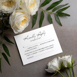 Joyful Fun Wedding RSVP Card