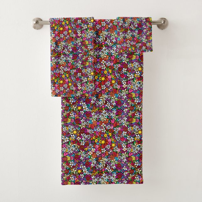 Joyful Garden Bath Towel Set (Insitu)