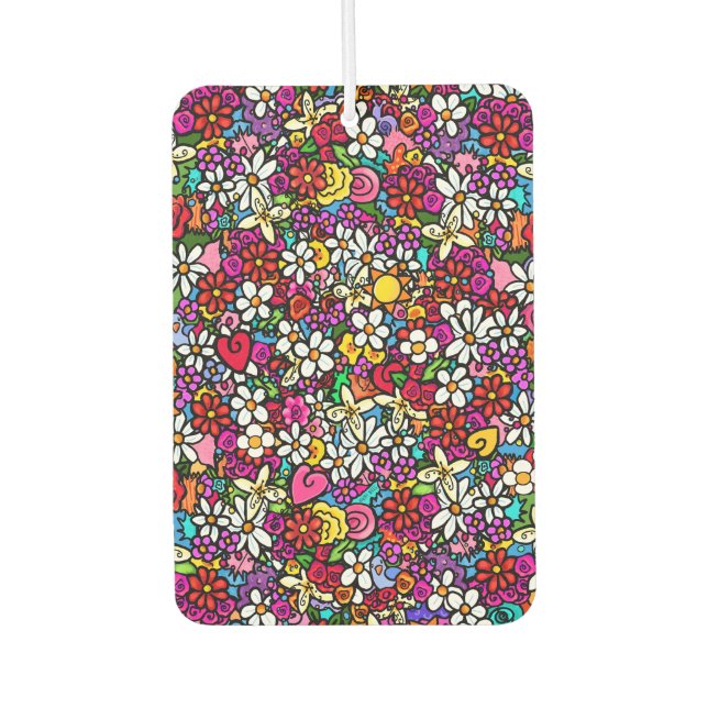 Joyful Garden Car Air Freshener (Front)