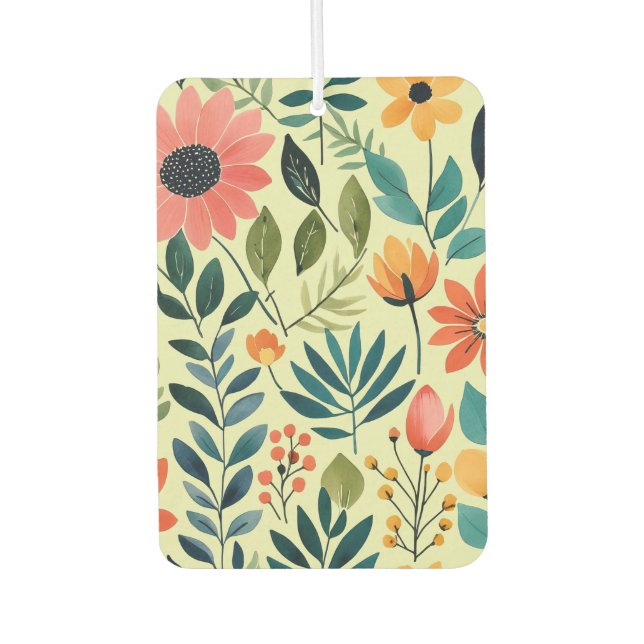 Joyful Garden Car Air Freshener (Front)