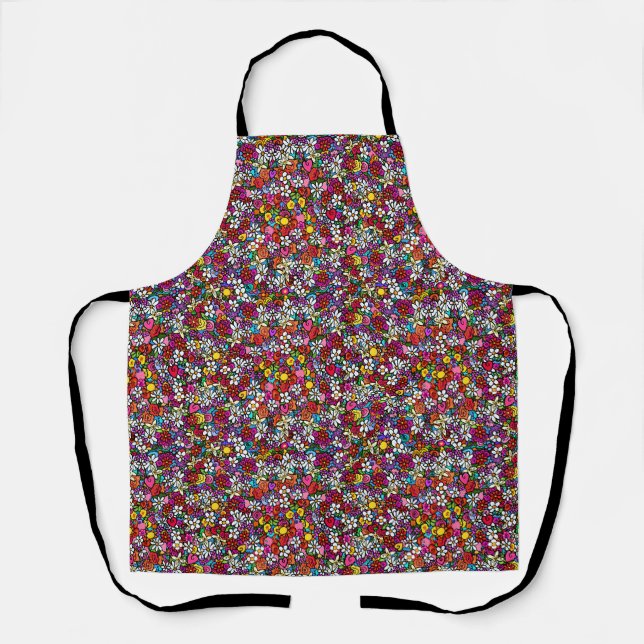 Joyful Garden Groovy Apron (Front)