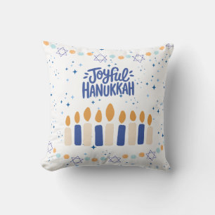 Joyful Hanukkah Cushion