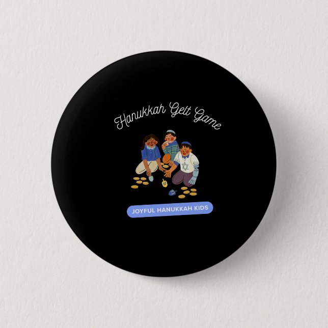 Joyful Hanukkah Kids 6 Cm Round Badge (Front)