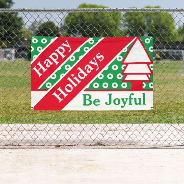 Joyful Happy Holidays Banner (Insitu)