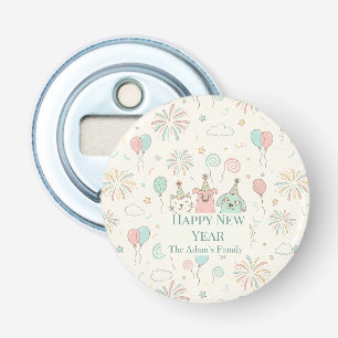 Joyful Happy New Year 2026 Bottle Opener
