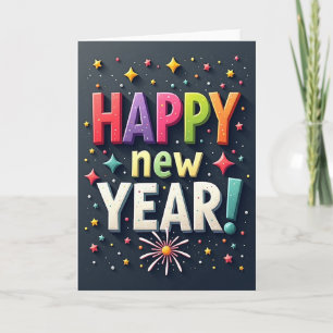 Joyful Happy New Year Card