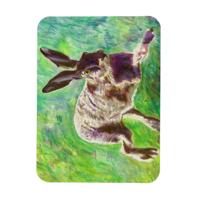 Joyful hare 2011 magnet (Vertical)