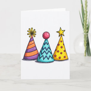 Joyful Hats Birthday Card