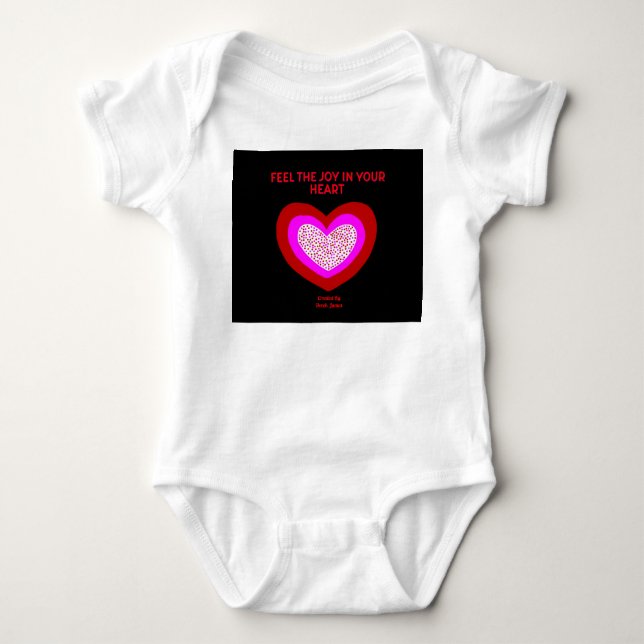 Joyful Heart Baby Jersey Bodysuit (Front)