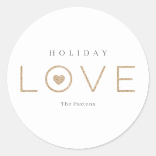 Joyful Heart EDITABLE COLOR Holiday Sticker
