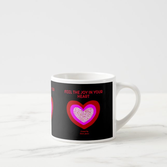 Joyful Heart Espresso Mug (Right)