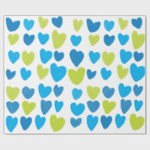 Joyful Heart Holiday Wrapping Paper