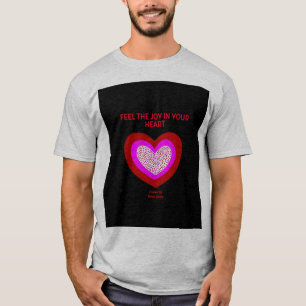 Joyful Heart Men's Grey Basic T Shirt