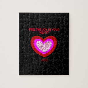 Joyful Heart Puzzle 20.3 cm x 25.4 cm