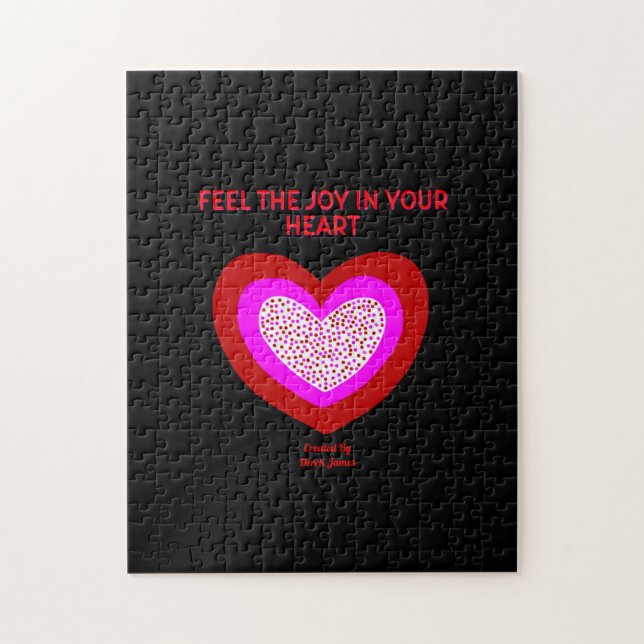 Joyful Heart Puzzle (252 Pieces) (Vertical)