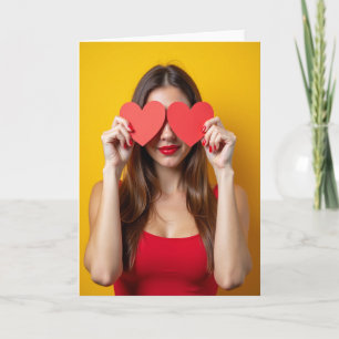 Joyful Hearts Portrait Card