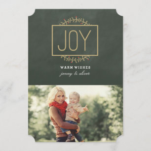 Joyful Holiday 5x7 Paper Holiday Invitation