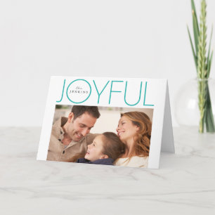JOYFUL HOLIDAY Add Your Photo Card