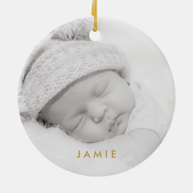 Joyful Holiday Ceramic Tree Decoration (Back)