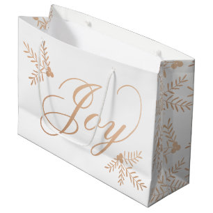Joyful Holiday Large Gift Bag