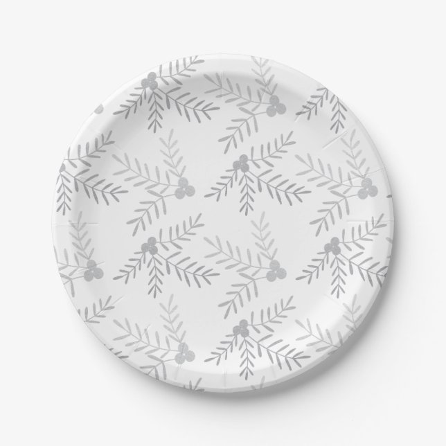 Joyful Holiday Paper Plate (Front)