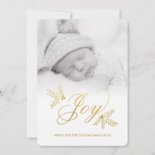 Joyful Holiday Photo Card