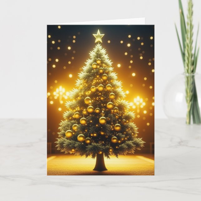 Joyful Holiday Wishes Card  (Front)