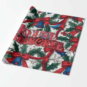 Joyful Jamboree Maximalist Holiday Wrapping Paper