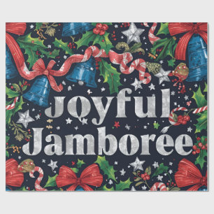 Joyful Jamboree Maximalist Holiday Wrapping Paper