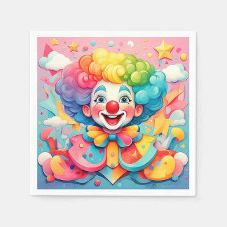 " JOYFUL JESTER " NAPKIN