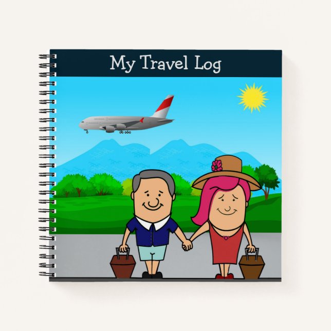 Joyful Journey Notebook - Cute Gift for Travelers (Front)