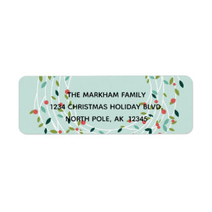 Joyful Joy Holiday Return Address Labels