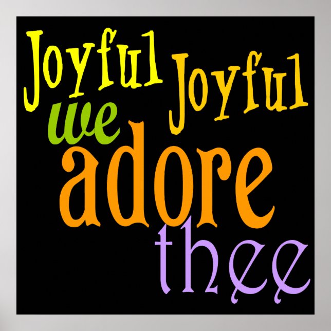 Joyful, Joyful Poster (Front)