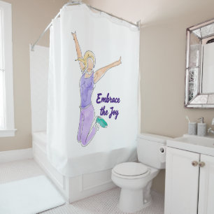 Joyful Jump Shower Curtain