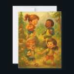 Joyful Kids Hiking – Classroom Adventure Poster Postcard<br><div class="desc">Celebrate childhood wonder with this charming, no-text postcard featuring four joyful kids exploring nature together. With a bright, storybook-like atmosphere, this artwork is full of motion, curiosity, and happiness — making it perfect for teachers, parents, and kids who love the outdoors. Use it as: A classroom reward A thank-you note...</div>