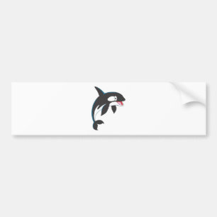 Joyful Killer Whale Bumper Sticker