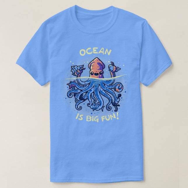 Joyful Kraken  T-Shirt (Design Front)