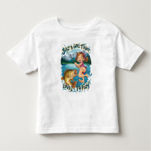 Joyful Leap With Finned Friend Toddler T-Shirt