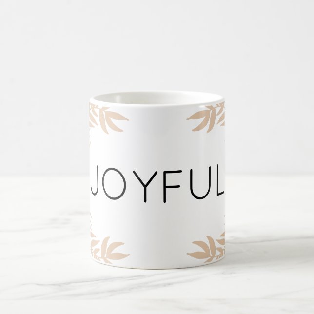 Joyful Leaves Coffee Mug (Center)