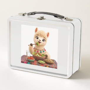 Joyful Llama Lunch Box