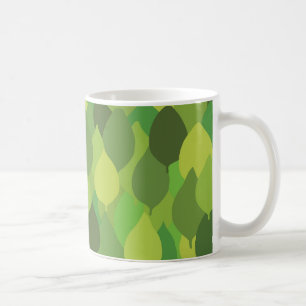 Joyful Lush Leaves - seamless surface pattern. Coffee Mug