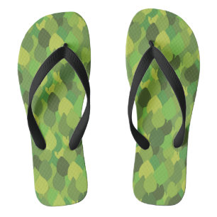 Joyful Lush Leaves - seamless surface pattern. Jandals