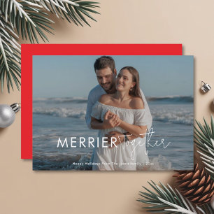 Joyful Merrier Together Couple Celebration Card